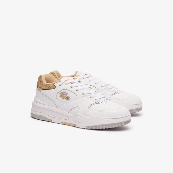 Women's Lineshot Sneakers White / Light Brown Lacoste